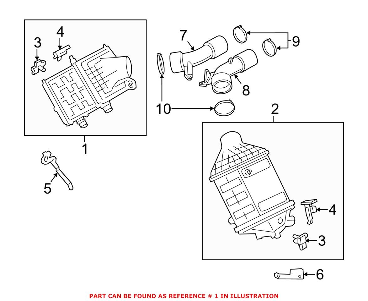 BMW Intercooler - Passenger Right 17517843119